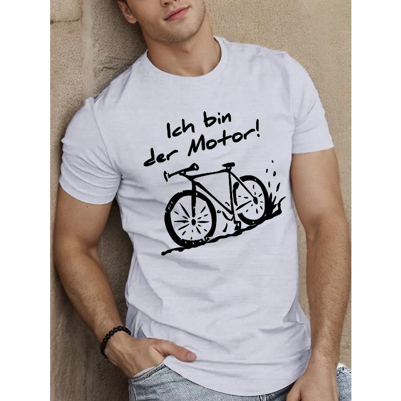 

Ich Bin Der Motor Men s Short Sleeve T-shirt Summer T-shirt Top S белый