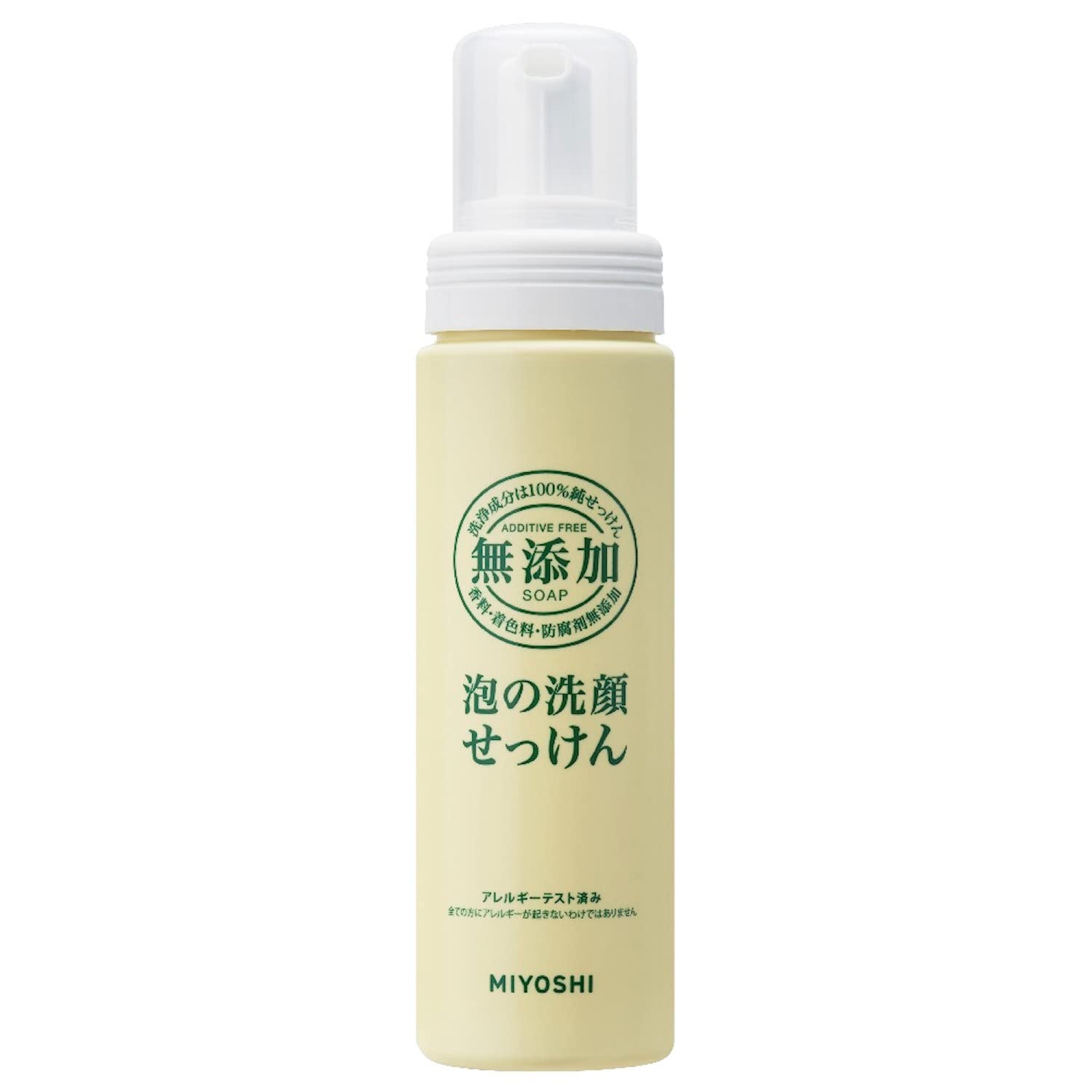 

MIYOSHI foam face wash soap Additive-free