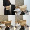 French Vintage Woven Bag For Women With Pu And Straw Material Ideal For Casual Daily Use