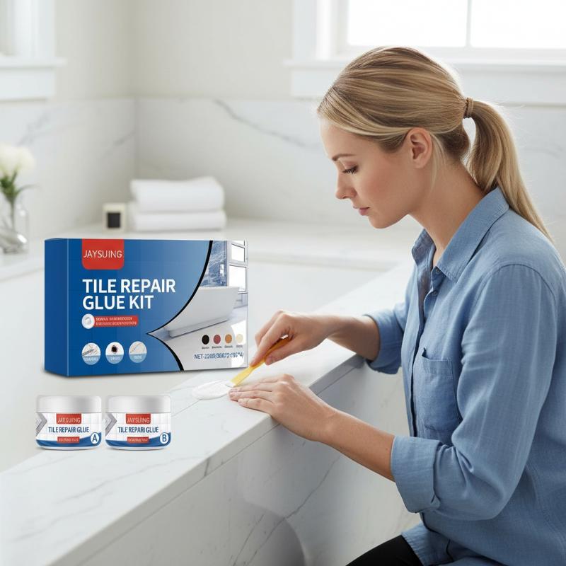 Tile Glue For Walls High-Strength Marble Adhesive All Purpose For Ceramic Repair Effective Ceramic Tile Grout Repair Paste