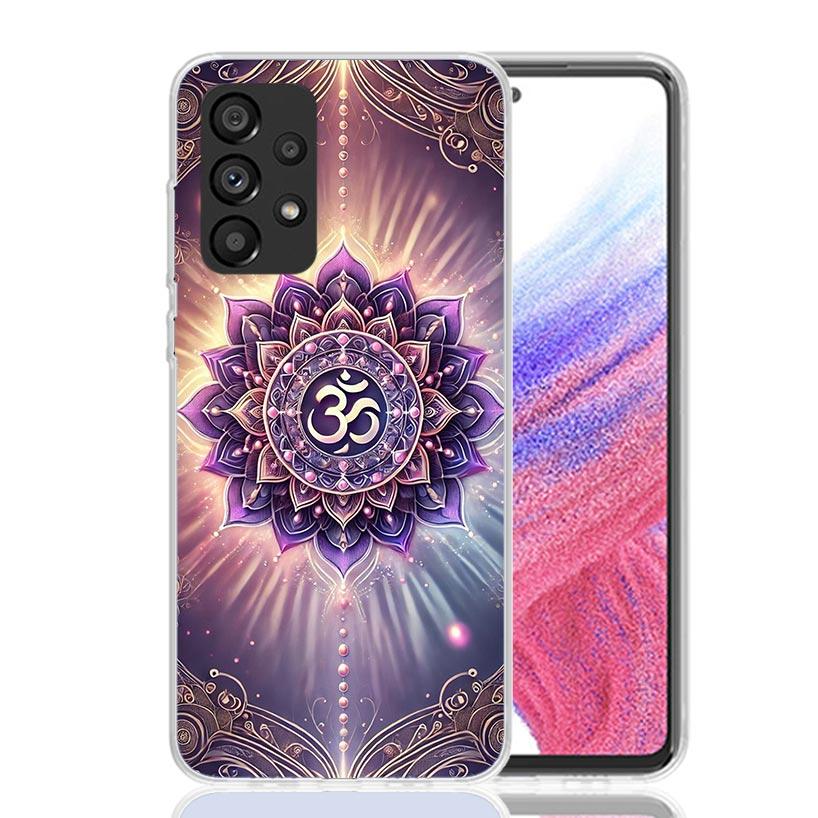 Mandala Chakra Insist Yoga Phone Case For Samsung Galaxy A52 A32 A22 A12 A02S A50S A30S A51 A31 AA71 Note 20 Ultra 10 S10 Plus G