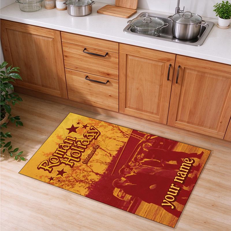 fontaines d.c Customizable name kitchen floor mat easy to clean and wipe down Suitable for kitchens living rooms and entryways—a perfec