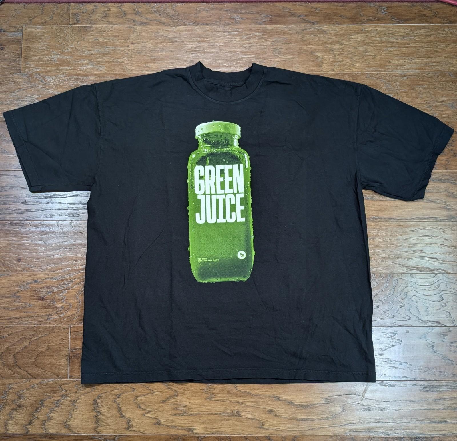 ASAP Ferg Green Juice Black Tee Shirt Size 2XL 26.5x 29 NWOT ASAP Rocky XL