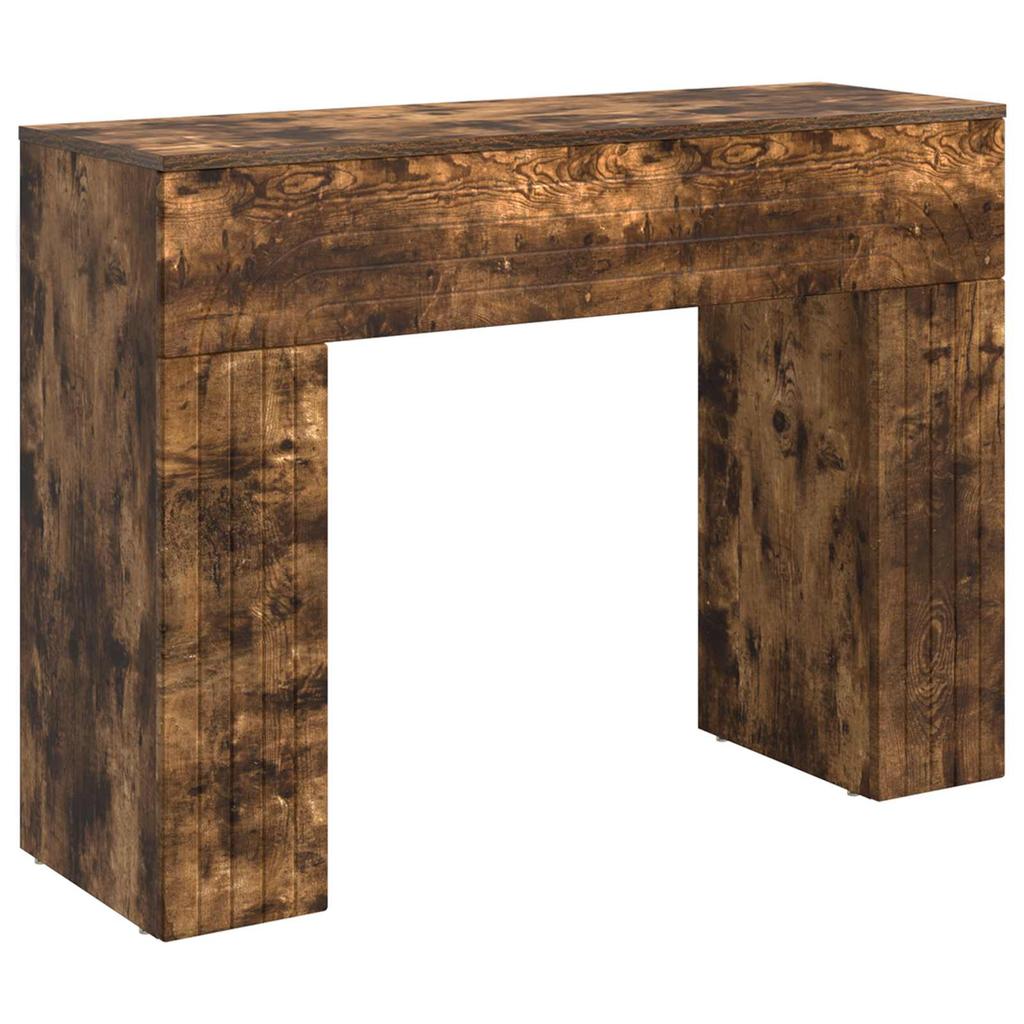 Coffee Table Smoked Oak 102 x 35 x 75 cm Wood Based Material