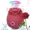 Sexy Adult Female Rose-Sucking Dildo Vibrator Women Nipple Clit Stimulator Vibrating Penetration Vagina Vibrator Erotica Toys