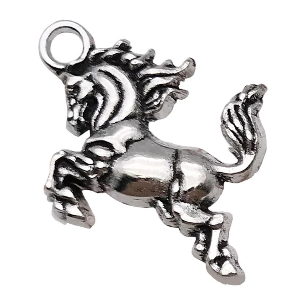 DIY Handmade Western Cowboy Jewelry: Horseshoe, Hat, Cactus Alloy Pendant Bracelet Charm