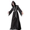 Halloween Costume Male Adult Dark Wizard Masquerade Ball Horror Grim Reaper cos Undead Skeleton Play Dress