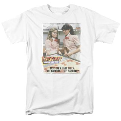 Fast Times Ridgemont High Schnelle Karotten Herren T-Shirt Weiß Offiziell lizenziert
