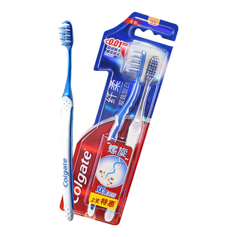 

Colgate Slender Double Action Swirl White Soft Toothbrush