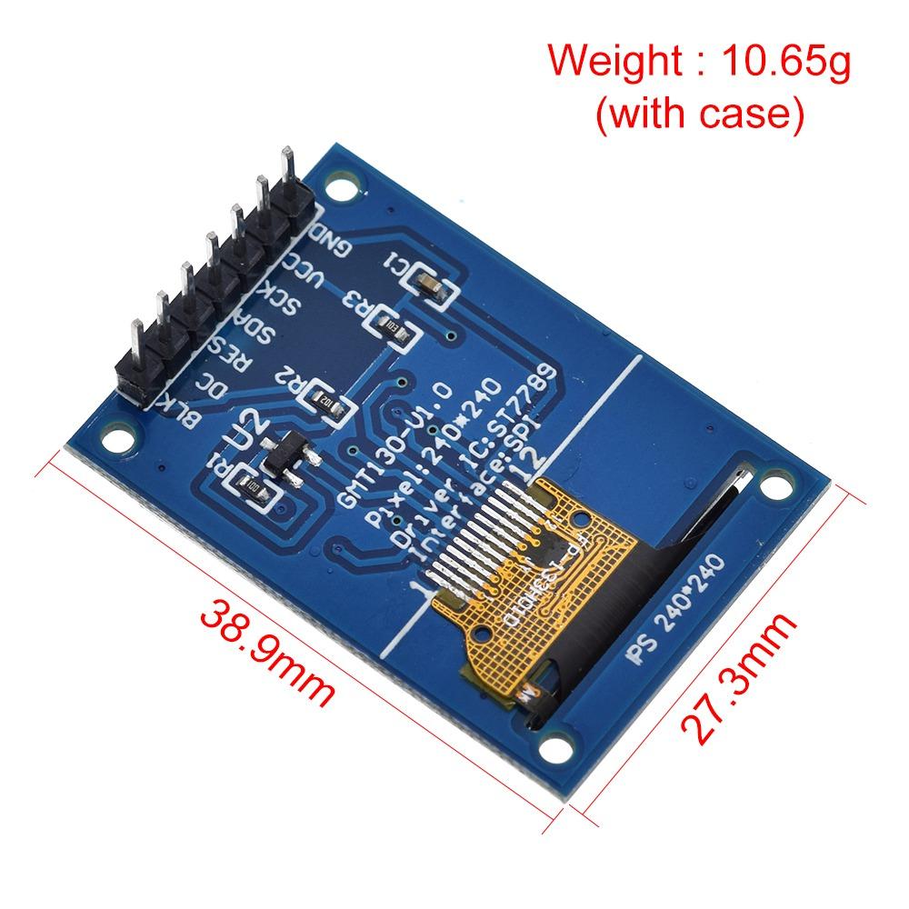 TZT TFT Display 0,96 / 1,3 Zoll IPS 8P/7P SPI HD 65K Vollfarb-LCD-Modul ST7735 Treiber-IC 80*160 (Nicht OLED) Für Arduino