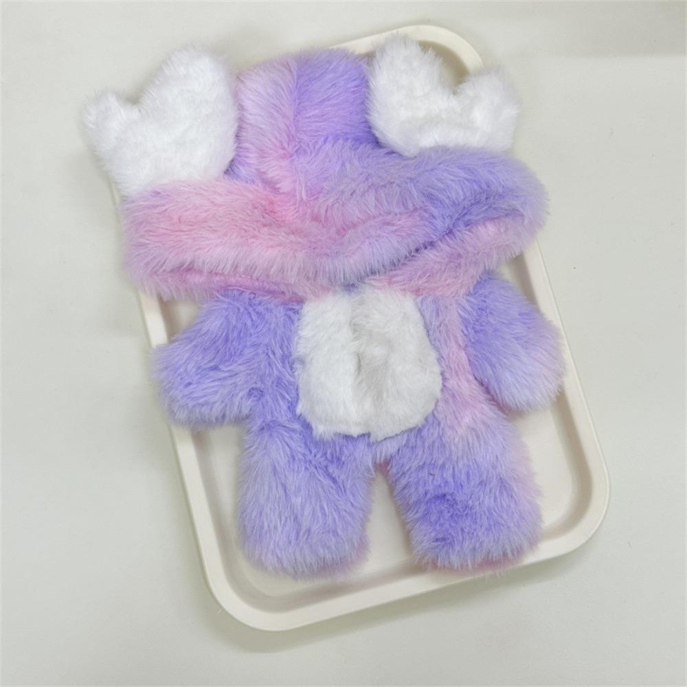 Mini Idol Doll Outfit Cartoon Doll Overall Suit Cute Cotton Doll Clothes for 10cm/20cm Cotton Doll