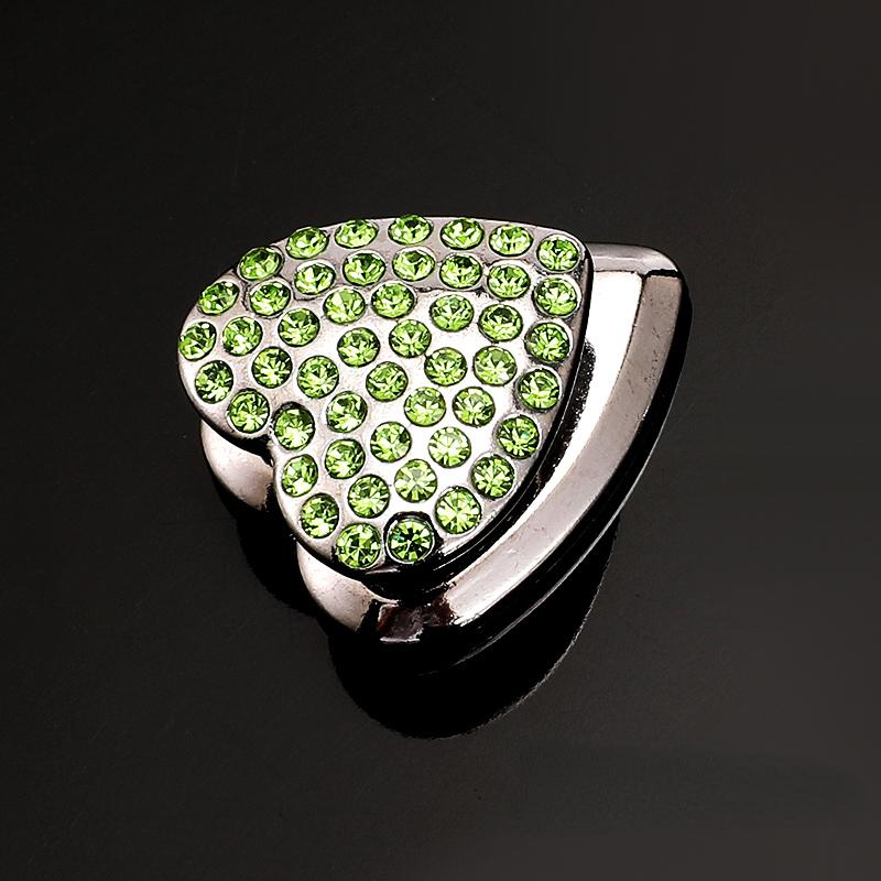 Auto Herz Diamant Haken Strassbesetzt Dekor Hängender Halter Innenraum Armaturenbrett Klebehaken Bling Kristall Autozubehör