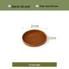 Yimao Minimalist Wooden Round Serving Tray