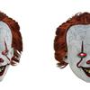 Scary Clown Pennywise IT Full Mask Glowing Eyes Horror Cosplay Halloween Costume