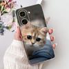 For Redmi A5 NFC 5G Case Cover Clear Luxury Kawaii Cute Cat Fashion Flowers Funny Painted Soft Phone Case For Redme A5 NFC 5G