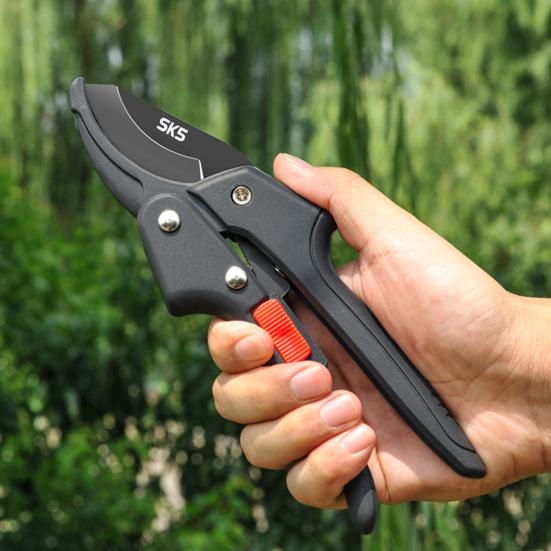 Pruning Shears with Ultra Sharp Blades Ergonomic Handle Safety Mechanism Multipurpose