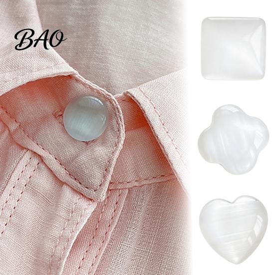 Cardigan Closure Accessory Cat's Eye Stone Magnetic Button, No Sew Safety Button Pin for Decorative Brooch Scarf Shirts Sweater, Round Square