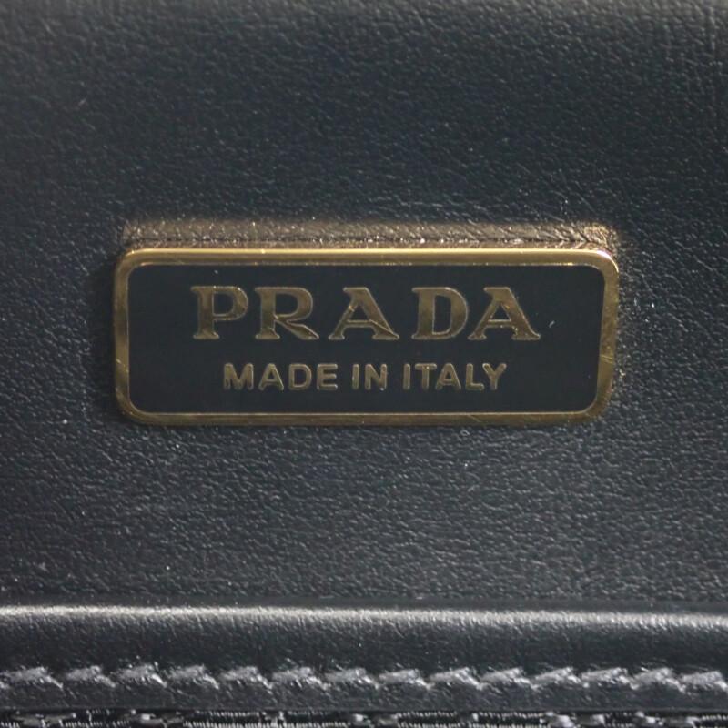 PRADA  1BH123 Shoulder Bag NERO/black Safiano Women