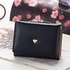 Mini Cute Heart Small Popular Mini 4 Pink [Joyesplay] Women's Wallet, Tri-fold, Compact, Design, Foldable, Wallet, Wallet, Gift, Colors Black, Blue,