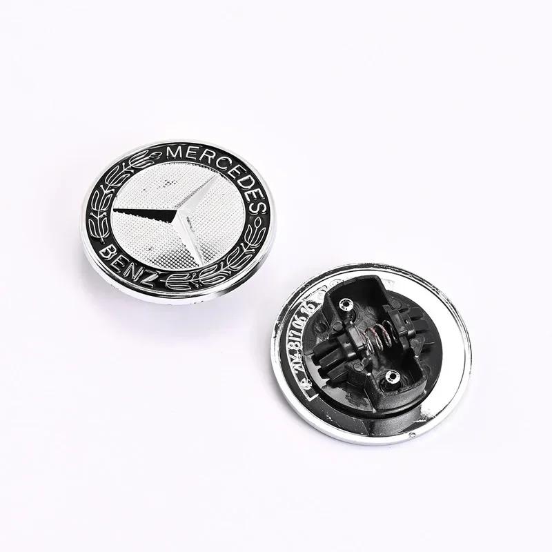 For Mercedes Benz 1 piece of 57mm car front hood badge, engine hood, car parts badge modification suitable for Mercedes Benz w20