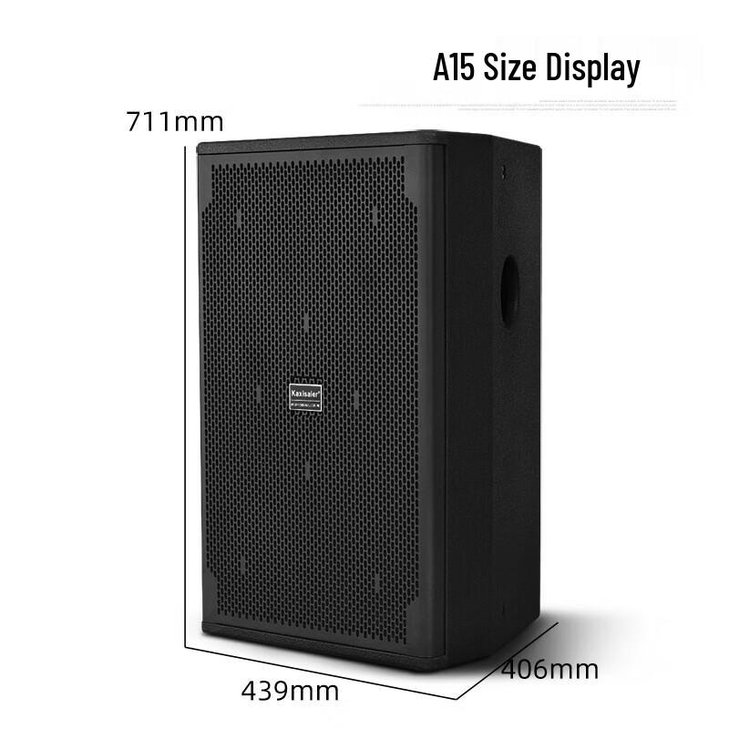 KAXISAIER A15S 15-inch Full-Range HIFI Professional Speaker