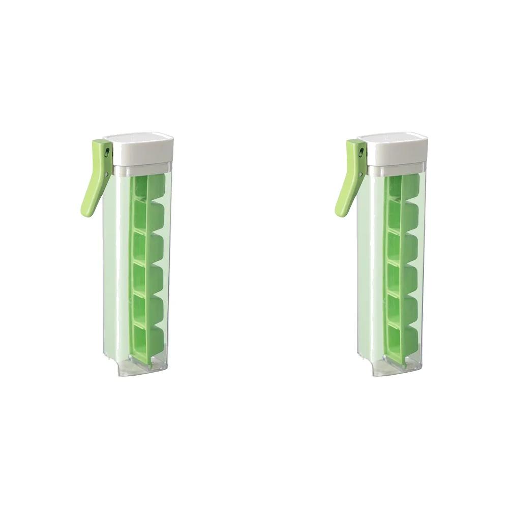 Creative Ice Cube Mold Ice Trays 6 Grid Vertical Ice Maker DIY Ice Mold Easy Push and Pop Out Bar Pub Wine Ice Cube Maker