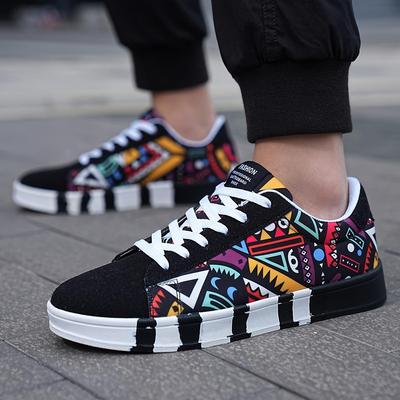 Comfy Non Slip Men's Skate Shoes - Trendy Casual Style Sneakers For Outdoor Activities