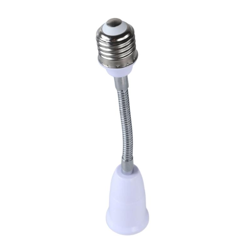Adjustable E27 To E27 Light Bulb Socket Extension, Flexible Goosenecks Lamp Adapter, Home Lighting