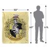 Harry Potter Hufflepuff Stitched Crest Blanket