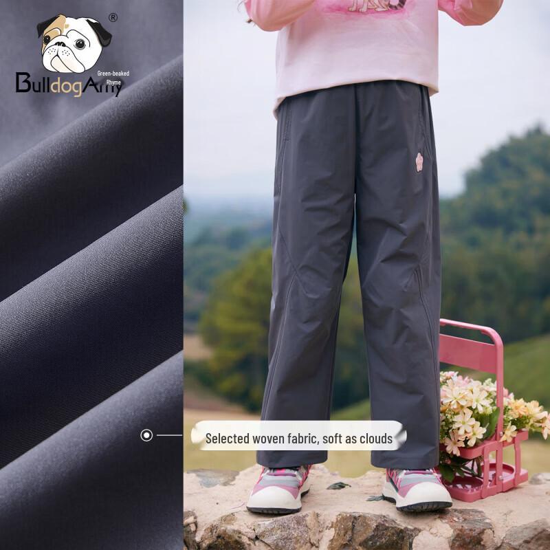 CHANZUIGOU Girls' Lightweight Outdoor Cargo Pants with Star Patch