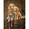 5d gjør-det-selv diamantmaleri Barn Hundegård Hjemdekor Diamantbroderi Jente Gutt Dyr Mosaikk Krystall Hobby
