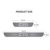 Suitable for Volvo XC40 xc60 xc90 V40 V90 V60 S60 S80 S90 car door sill light wiring free door welcome light accessories