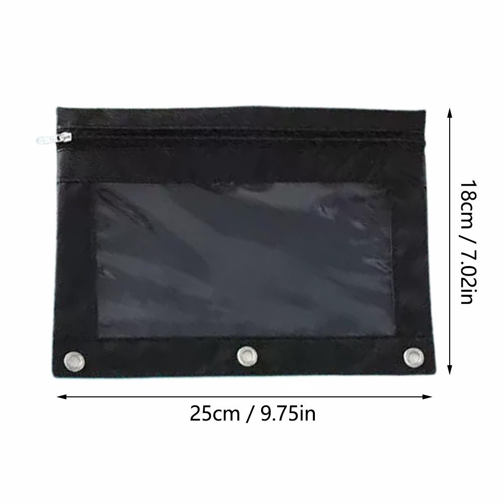 Gjennomsiktig Oxford-klut Løsblad Budsjettpermlommer Dokumentholder Filorganisering Glidelåspermposer for notatbok