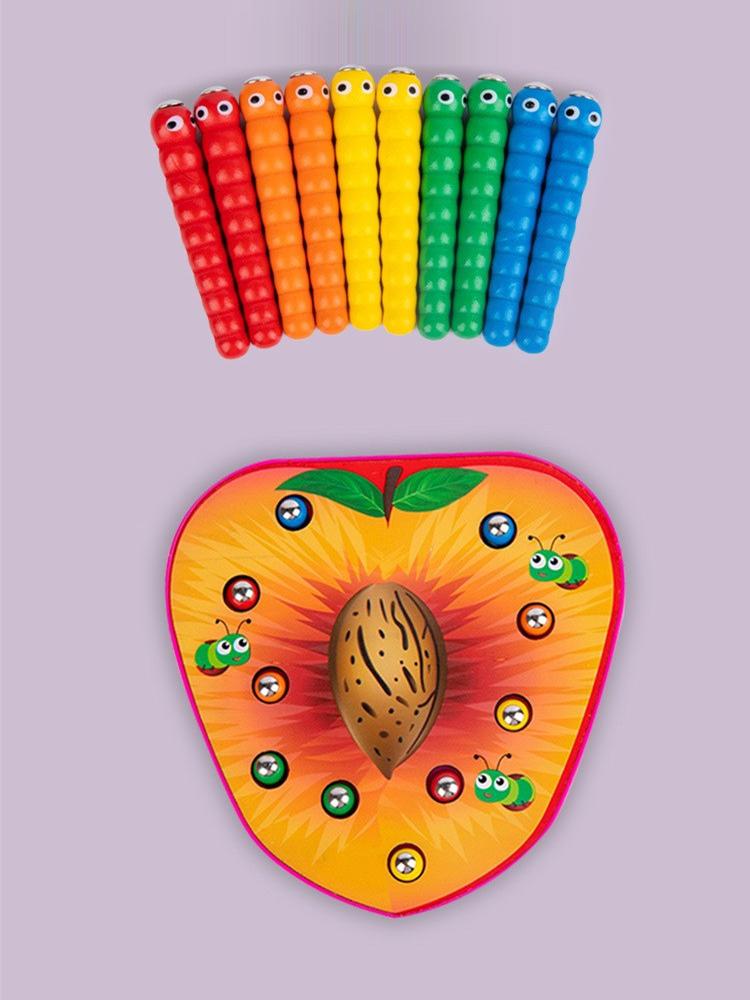Children's Fun Early Education Puzzle Hand-eye Coordination Magnetic Insect-catching Parent-child Interactive Toys