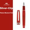 JINHAO 82 Fountain Pen Gold Trim Acrylic Barrel Silver Clip for Writing Calligraphy Signature School Office Supplies Stationery