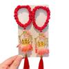Nezha Panda Christmas Hair Ties & Headbands for Girls - No Damage Cartoon Hair Accessories