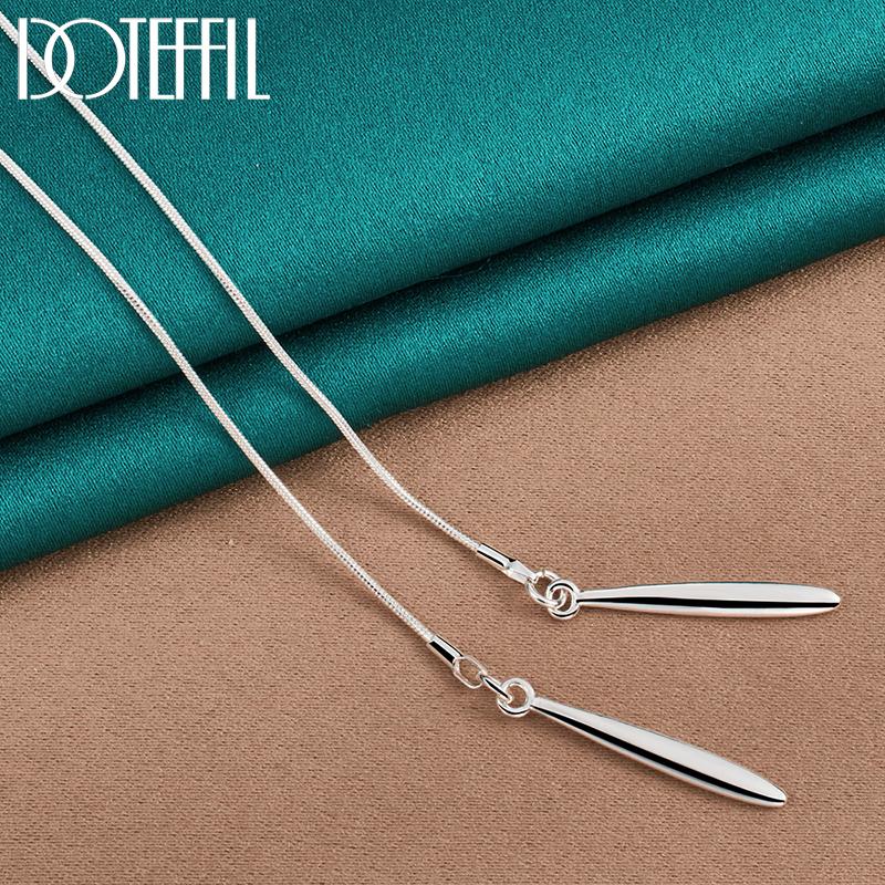 Schlangenkette Halskette Geschenk Party Silber Modeschmuck