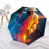 1pc Michael Jackson Automatic Folding Umbrella, Portable Collapsible Design, Casual Outdoor Accessory L1202019