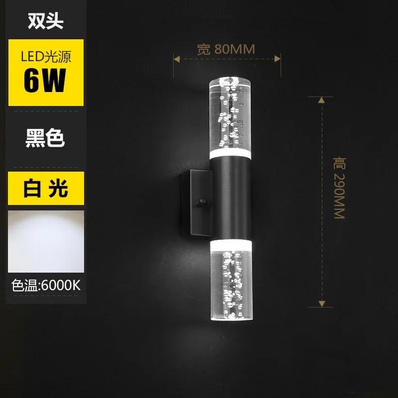 Bubble K9 Crystal Wall Light LED Space Aluminum Water Pipe Sconces Golden Tube  Lamp Luxury Modern Simple