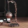 Creative Antique Hollow Dragon Hanging Backflow Incense Burner Metal Coil Incense Holder Aromatherapy Censer Gift Home Decor