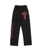Garter Gallery Side Logo Cross Sweat Pants_Black