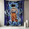 Son Goku Wall Tapestry Aesthetic Wall Hanging Printed Fabric Blanket Decorative Tapestries For Bedroom Living Room Home Decor