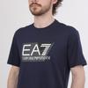 Emporio Armani EA7 Short Sleeve T-Shirt 3DPT81 PJM9Z (Navy, Medium) [Parallel Import]