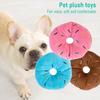 Peluş Donut Köpek Oyuncağı Sesli Etkileşimli Köpek Çiğneme Oyuncağı Dolgulu Donut Yumuşak Yavru Köpek Diş Çıkarma Oyuncağı Kediler ve Köpekler İçin İç Mekan Oyun Çiğneme İçgüdüsü