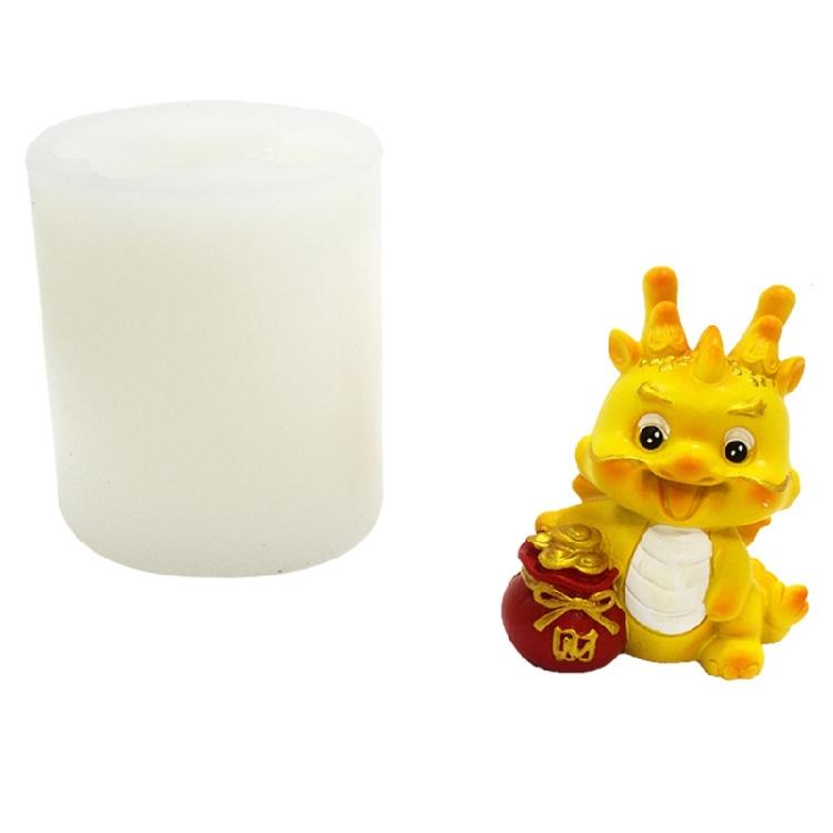 Cartoon Zodiac Dragon Shaped Silicone Mold Fondant Chocolate Mould DIY Cake Dessert Mould Home Baking DIY Supplies