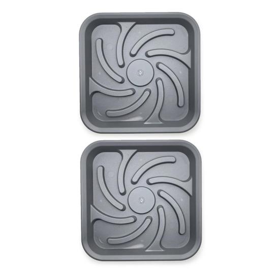 2Pcs Plunger Trays Fast-Drying Air Mats Easy to Clean Reusable