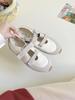 Fashion IPPEUM Women Ballet Sneakers 2025 New Fashion Mary Janes Round Toe Shoes Flats