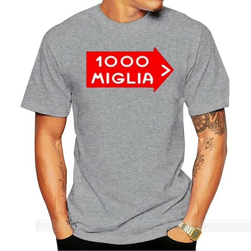 

Vintage Italian Mille Miglia Rally Racing Logo Men S Black T-Shirt Size S To 3Xl Newest Fashion Tee Shirt 4XL