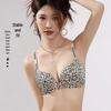 Women's Sexy Leopard Print Push-Up Wirefree Lingerie Set - Adjustable for Comfort 