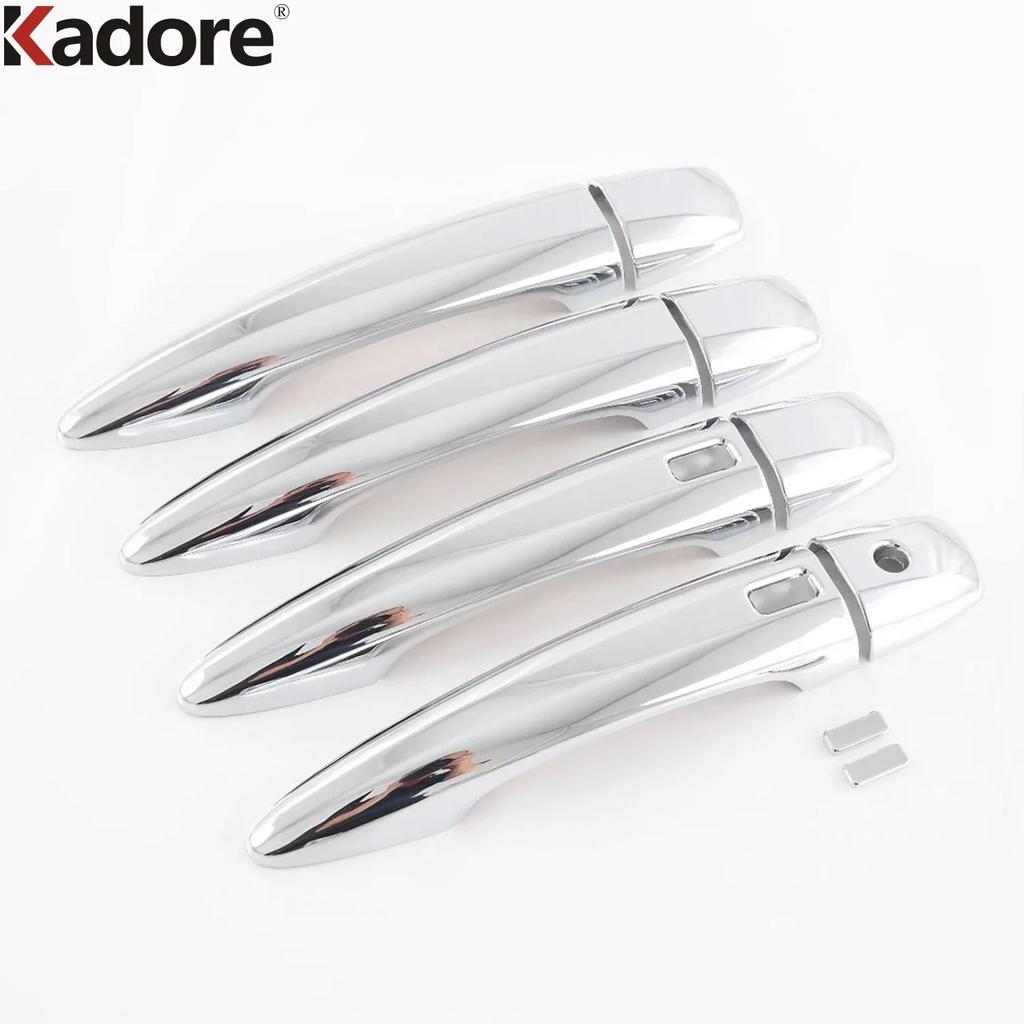 For Nissan X-trail Rogue T33    2024 Carbon Fiber Car Side Door Handle Cover Trim Catch Cap Overlay Accessories